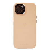 【iPhone15/14/13 ケース】Heart Shrink Case(greige)