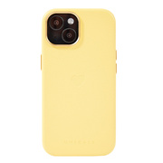 【iPhone15/14/13 ケース】Heart Shrink Case(pale yellow)