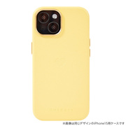 【iPhone15 Pro ケース】Heart Shrink Case(pale yellow)