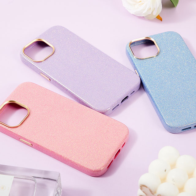 【iPhone15/14/13 ケース】Sparkling Case(rose pink)サブ画像