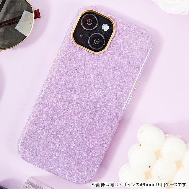 【iPhone15 Pro ケース】Sparkling Case(purple)goods_nameサブ画像