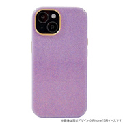 【iPhone15 Pro ケース】Sparkling Case(purple)
