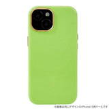 【iPhone15 Pro ケース】Sparkling Case(neon green)