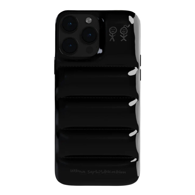 【iPhone15 Pro Max ケース】THE PUFFER CASE (BLACK MANHATTAN)