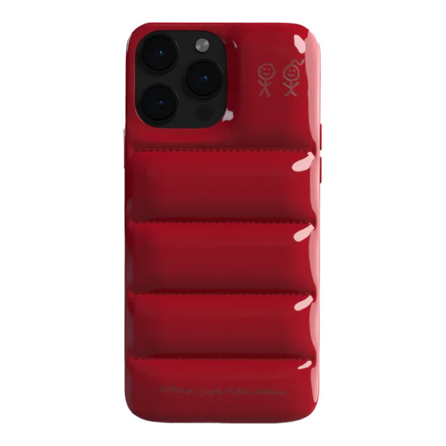 【iPhone15 Pro ケース】THE PUFFER CASE (ROUGE)