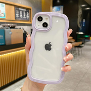 【iPhone15/14/13 ケース】Wavy Case (purple)