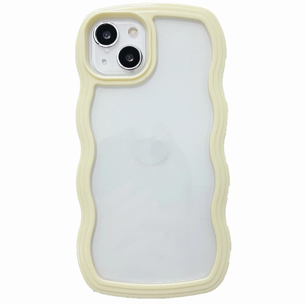 iPhone15/14/13 ケース】Wavy Case (yellow) UNii | iPhone