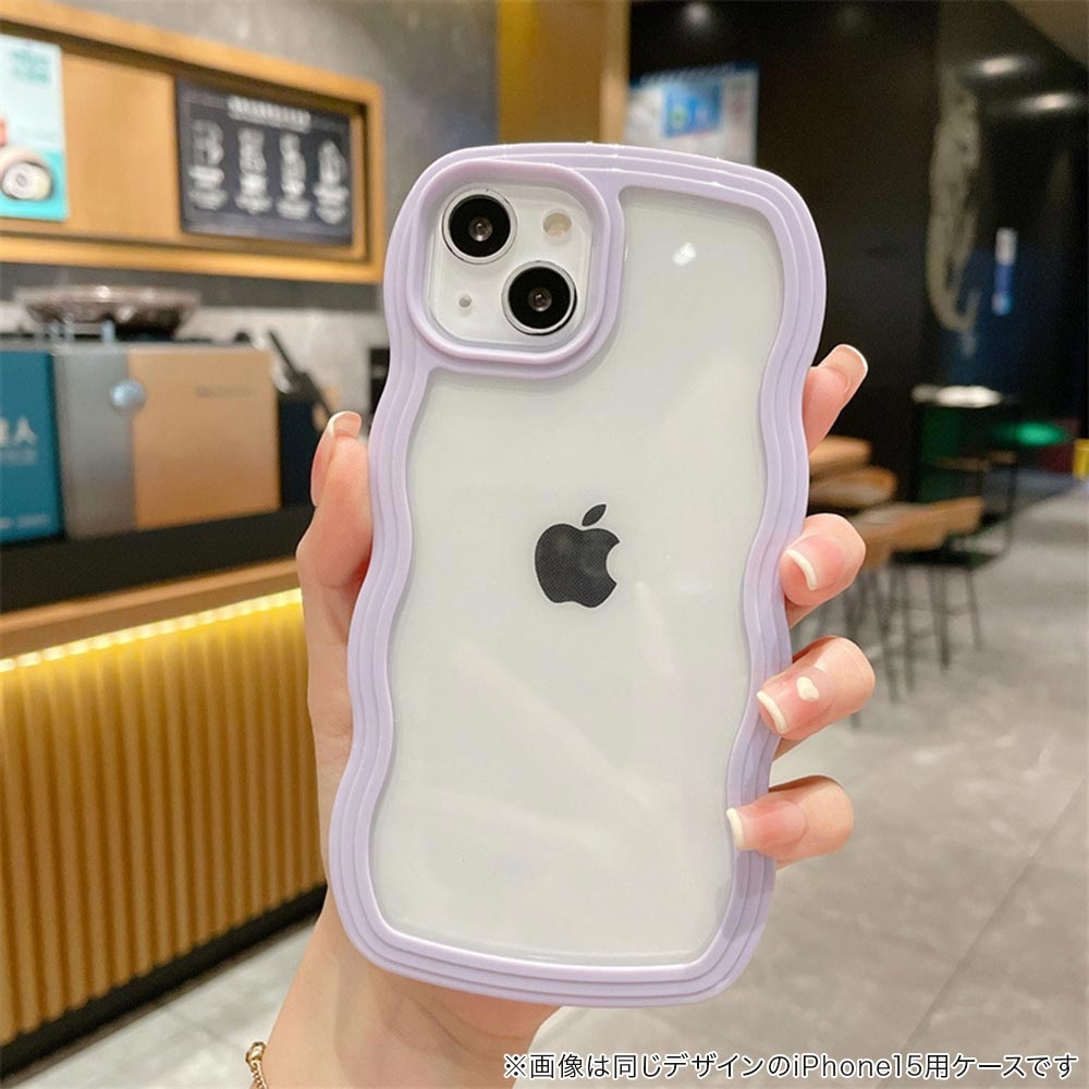 iPhoneSE(第3/2世代)/8/7 ケース】Wavy Case (purple) UNii | iPhone