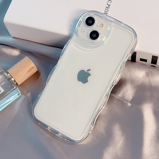 【iPhone14 ケース】Wavy Clear Case (clear)