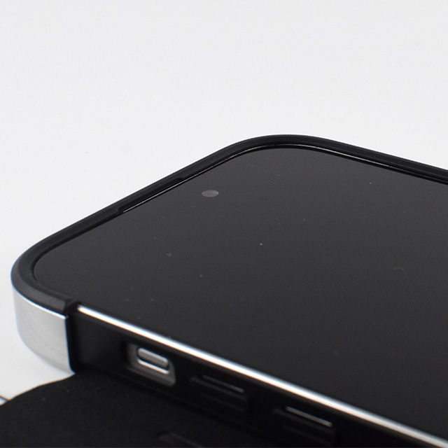 【アウトレット】【iPhone15/14/13 ケース】ZERO HALLIBURTON Hybrid Shockproof Flip Case (Black)サブ画像