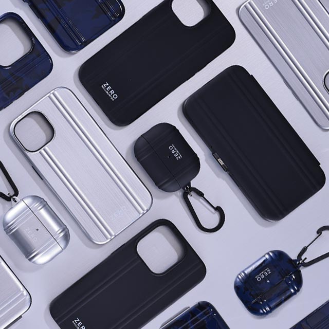 【アウトレット】【iPhone15/14/13 ケース】ZERO HALLIBURTON Hybrid Shockproof Flip Case (Black)goods_nameサブ画像
