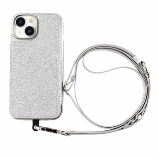 【アウトレット】【iPhone15/14/13 ケース】Cross Body Case Duo (shine silver)