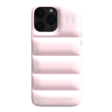 【iPhone13 Pro Max ケース】THE PUFFER CASE (STRAWBERRY FROZEN YOGURT)