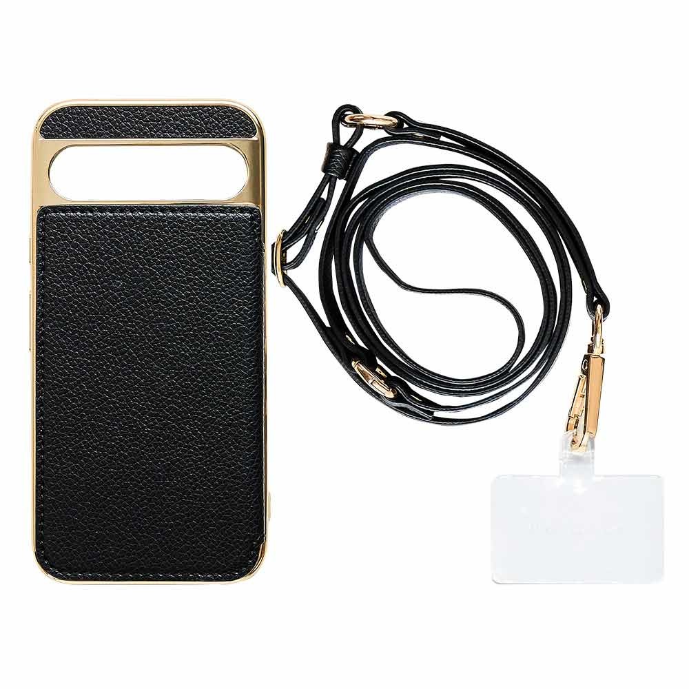 【Google Pixel 8a ケース】Cross Body Case Duo (black)