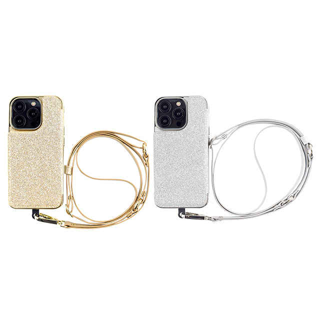 【アウトレット】【iPhone15 Pro ケース】Cross Body Case Duo (shine silver)サブ画像