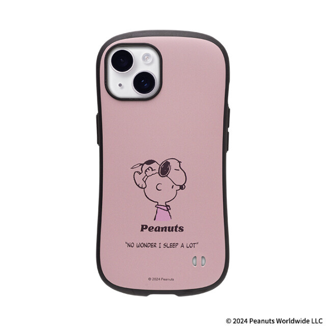 【iPhone14 ケース】PEANUTS iFace First Classケース (くすみピンク/キャリー)