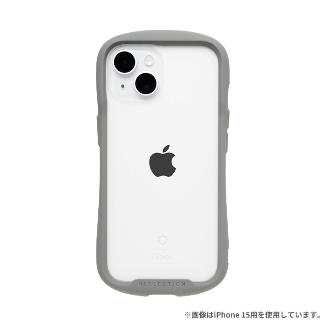 【iPhone13 ケース】iFace Reflection Frost 強化ガラスクリアケース (グレー)