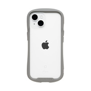 【iPhone15 ケース】iFace Reflection Frost 強化ガラスクリアケース (グレー)