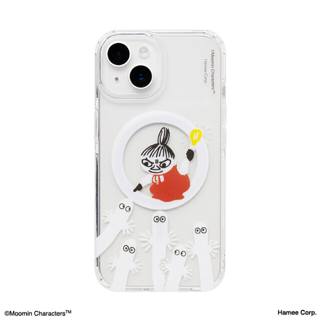 【iPhone15/14/13 ケース】ムーミン MagSafe対応 ハイブリッドケース (リトルミイ/電球)