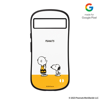 【Google Pixel 8a ケース】PEANUTS iFace First Classケース (スヌーピー＆チャーリー・ブラウン/イエロー)