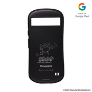 【Google Pixel 8a ケース】PEANUTS iFace First Classケース (くすみブラック/ウッドストック)