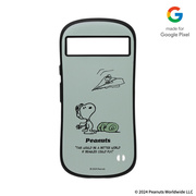 【Google Pixel 8a ケース】PEANUTS iFace First Classケース (くすみグリーン/フライング・エース)