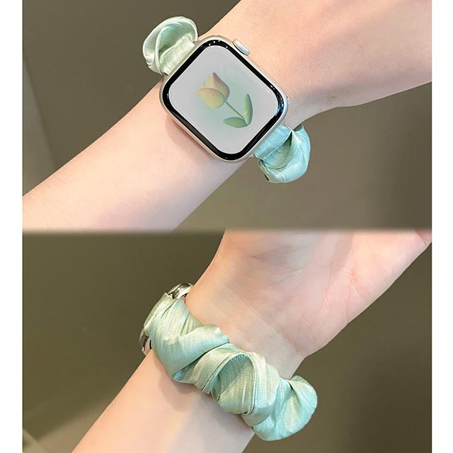 【Apple Watch バンド 41/40/38mm】シュシュループバンド (ピンク) for Apple Watch SE(第2/1世代)/Series9/8/7/6/5/4/3/2/1goods_nameサブ画像