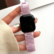 【Apple Watch バンド 41/40/38mm】マーブル樹脂バンド (ピンク) for Apple Watch SE(第2/1世代)/Series9/8/7/6/5/4/3/2/1