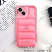 【iPhone15 Pro ケース】ダウンクリアケース (ピンク...