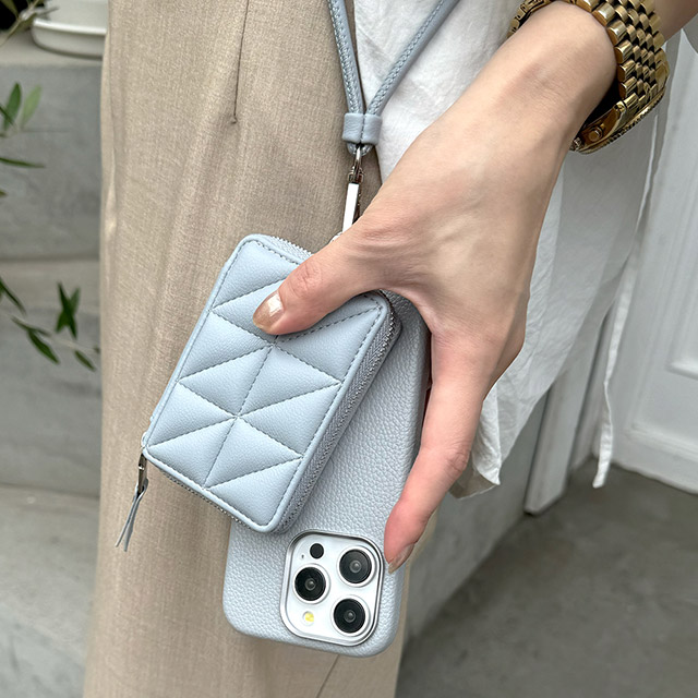 Mag Shoulder Mini Wallet (pale blue)サブ画像