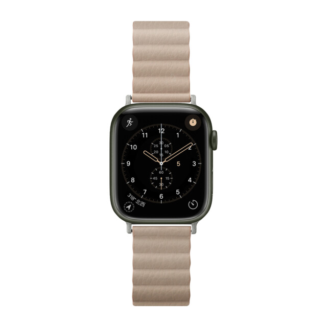 【Apple Watch バンド 49/45/44/42mm】PUレザーマグネットバンド(アイボリー) for Apple Watch Ultra2/1/SE(第2/1世代)/Series9/8/7/6/5/4/3/2/1サブ画像