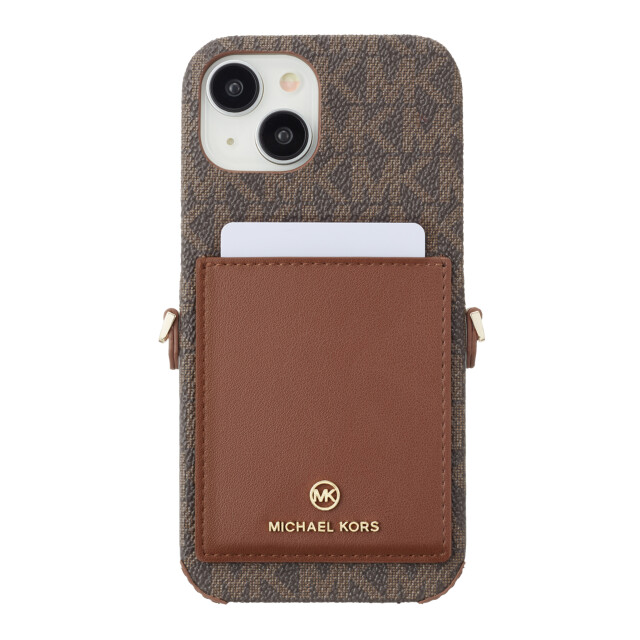 【アウトレット】【iPhone15 ケース】Wrap Case Pocket with Strap (Brown)サブ画像