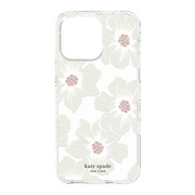 【アウトレット】【iPhone14 Pro Max ケース】Protective Hardshell Case (Hollyhock Floral Clear/Cream with Stones)