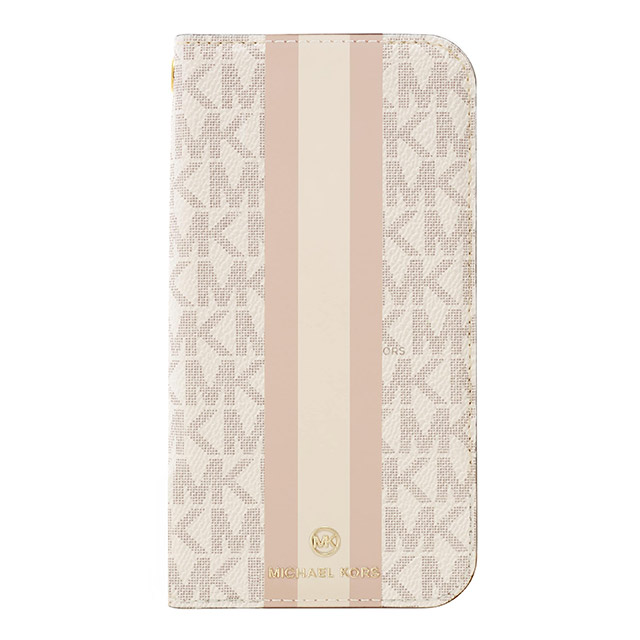 【アウトレット】【iPhone13 ケース】Folio Case Stripe with Tassel Charm (Vanilla)サブ画像