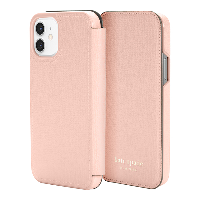 【アウトレット】【iPhone12/12 Pro ケース】Folio Case (Pale Vellum Crumbs/Pale Vellum PC/Gold Sticker Logo)サブ画像