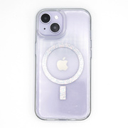 【iPhone15 ケース】Glitter mag clear case