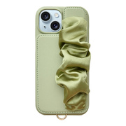 【iPhone15/14/13 ケース】Classy Scrunchie Case (mint)