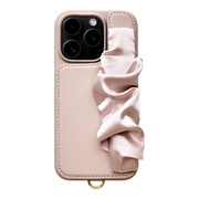 【iPhone15 Pro ケース】Classy Scrunchie Case (pink)