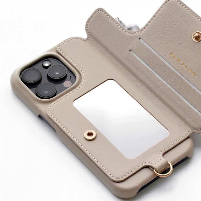 【iPhone15 Pro ケース】Classy Scrunchie Case (greige)サブ画像