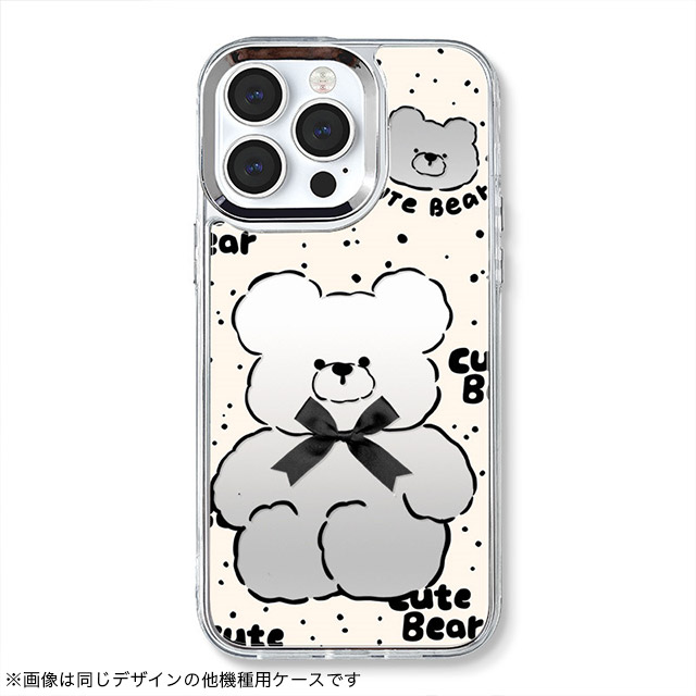 【iPhoneSE(第3/2世代)/8/7 ケース】ミラーケース ストラップ付き(ベアー)goods_nameサブ画像