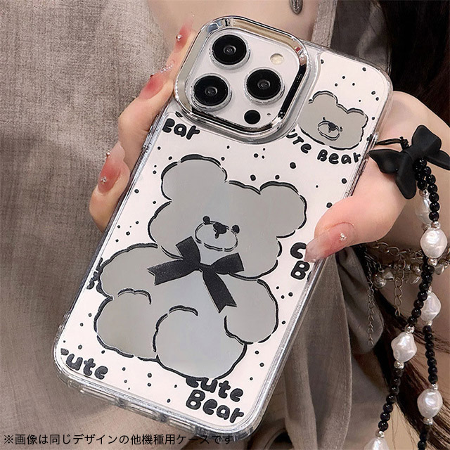 【iPhoneSE(第3/2世代)/8/7 ケース】ミラーケース ストラップ付き(ベアー)goods_nameサブ画像