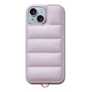 【iPhone15/14/13 ケース】Puffy Case (lavender)