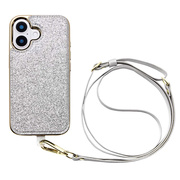 【iPhone16 ケース】Cross Body Case Duo (shine silver)