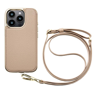 【iPhone16 Pro ケース】Cross Body Case Duo (greige)