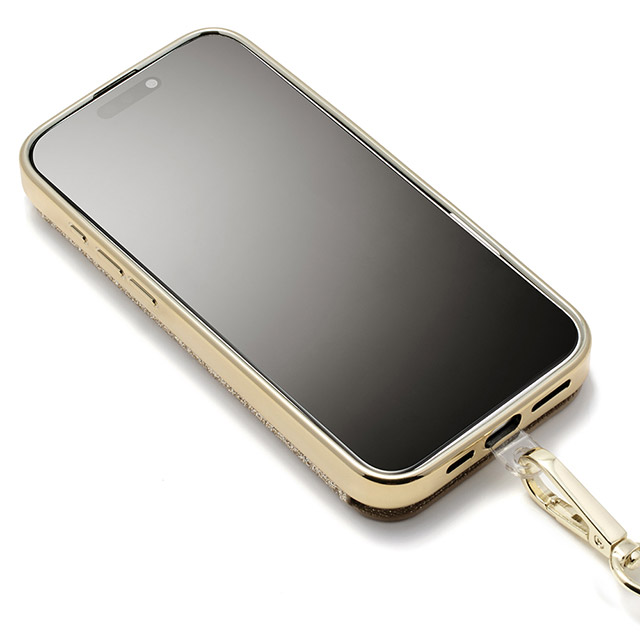 【iPhone16 ケース】Cross Body Case Duo (shine silver)サブ画像