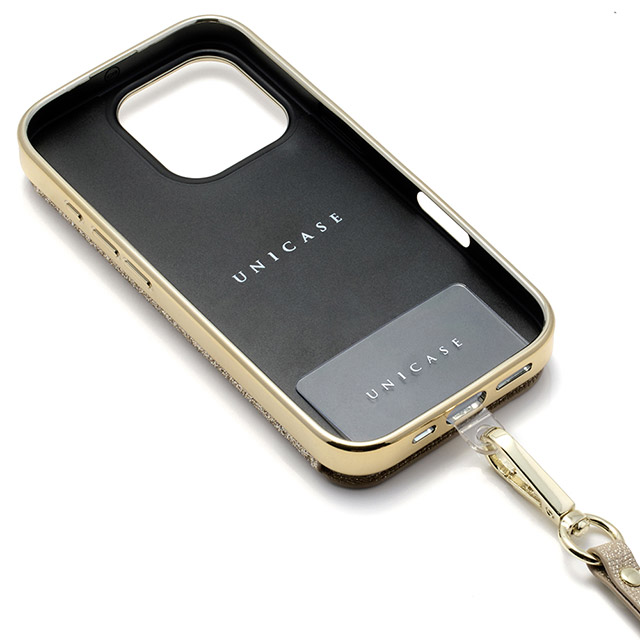 【iPhone16 Pro ケース】Cross Body Case Duo (prism gold)サブ画像