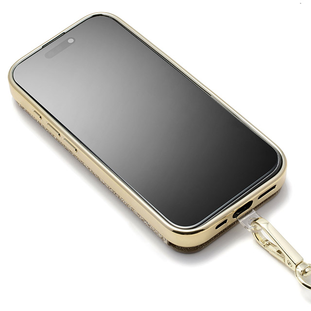 【iPhone16 Pro ケース】Cross Body Case Duo (prism gold)サブ画像