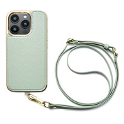 【iPhone16 Pro ケース】Cross Body Case Duo (mint)