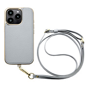 【iPhone16 Pro ケース】Cross Body Case Duo (pale blue)