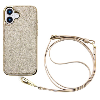 【iPhone16 Plus ケース】Cross Body Case Duo (prism gold)